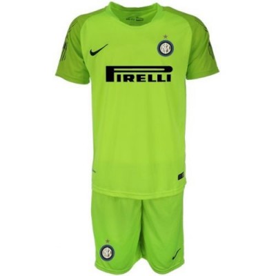 Вратарская футбольная форма для детей Inter Milan Гостевая 2018 2019 лонгслив (рост 152 см)