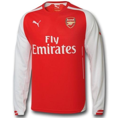 Футбольная футболка Arsenal Домашняя 2014 2015 лонгслив S(44)