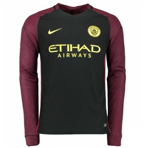 Футбольная футболка Manchester City Гостевая 2015 2016 лонгслив XL(50)