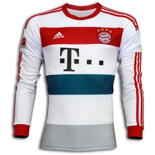 Футбольная футболка Bayern Munich Гостевая 2014 2015 лонгслив 2XL(52)