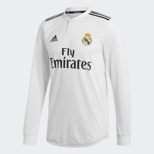 Футбольная футболка Real Madrid Домашняя 2018 2019 лонгслив S(44)