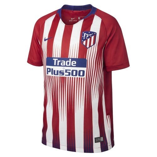 Футбольная футболка для детей Atletico Madrid Домашняя 2018 2019 лонгслив (рост 140 см)