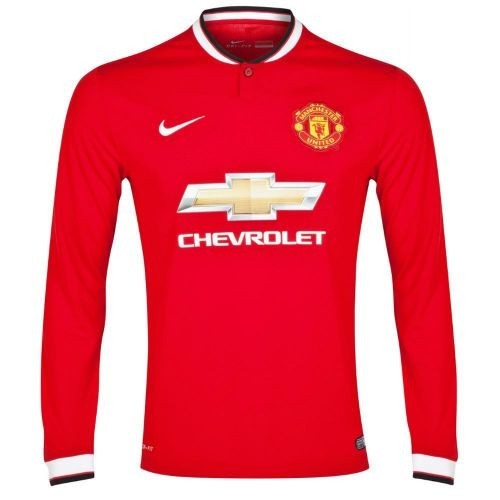 Футбольная футболка Manchester United Домашняя 2014 2015 лонгслив 2XL(52)