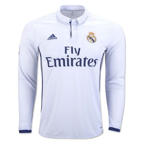 Футбольная футболка Real Madrid Домашняя 2016 2017 лонгслив S(44)