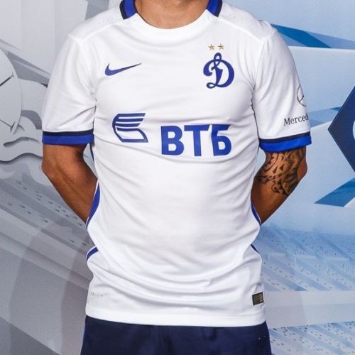 Футбольная футболка Dynamo Moscow Гостевая 2015 2016 лонгслив S(44)