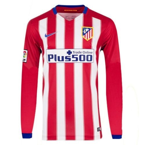 Футбольная футболка Atletico Madrid Домашняя 2015 2016 лонгслив XL(50)